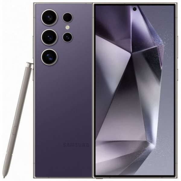 Смартфон Samsung Galaxy S24 Ultra 12/256Gb Фиолетовый (Titanium Violet)